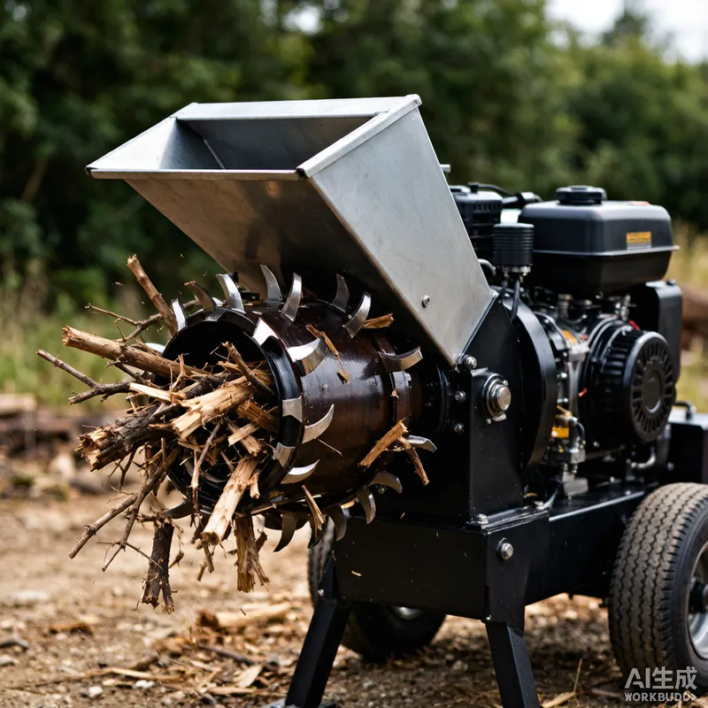 Wood Chipper Crusher Machine